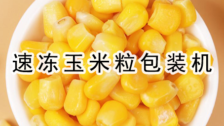 【冷冻蔬菜系列3】速冻玉米粒给袋式包装机